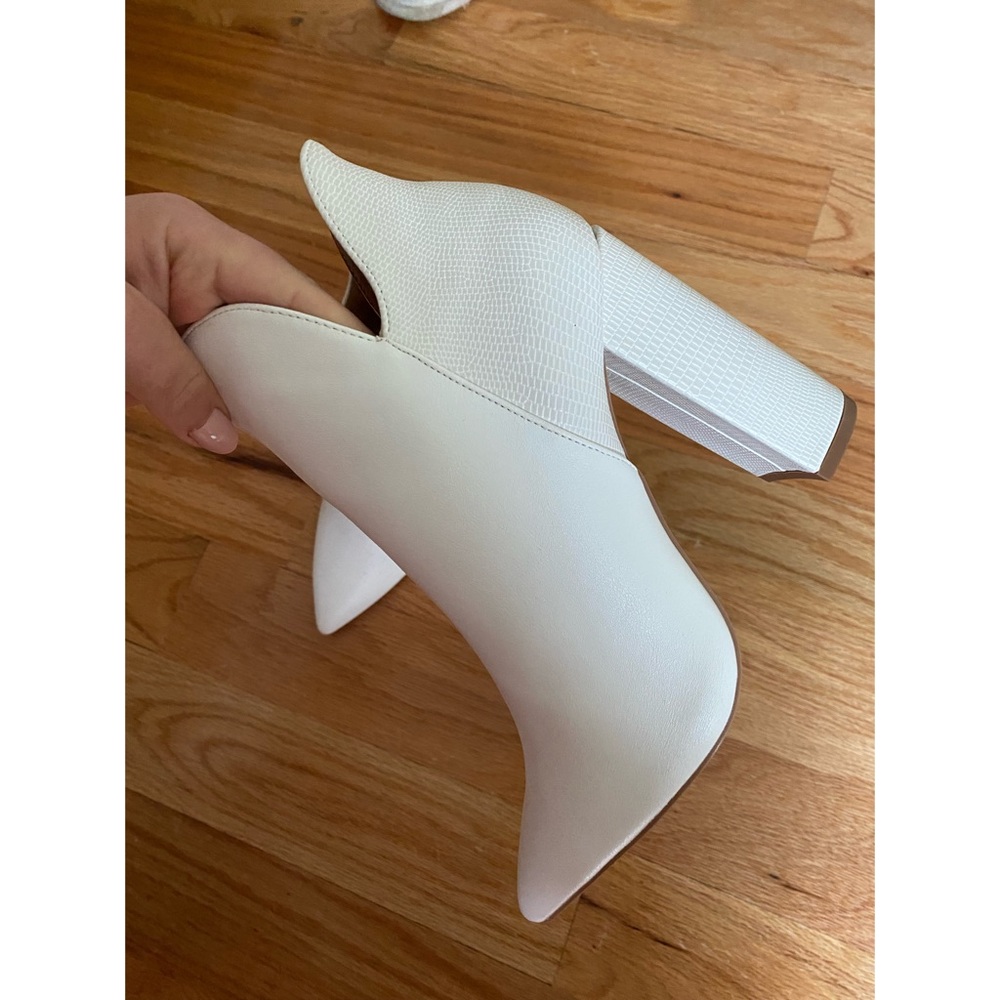 White booties